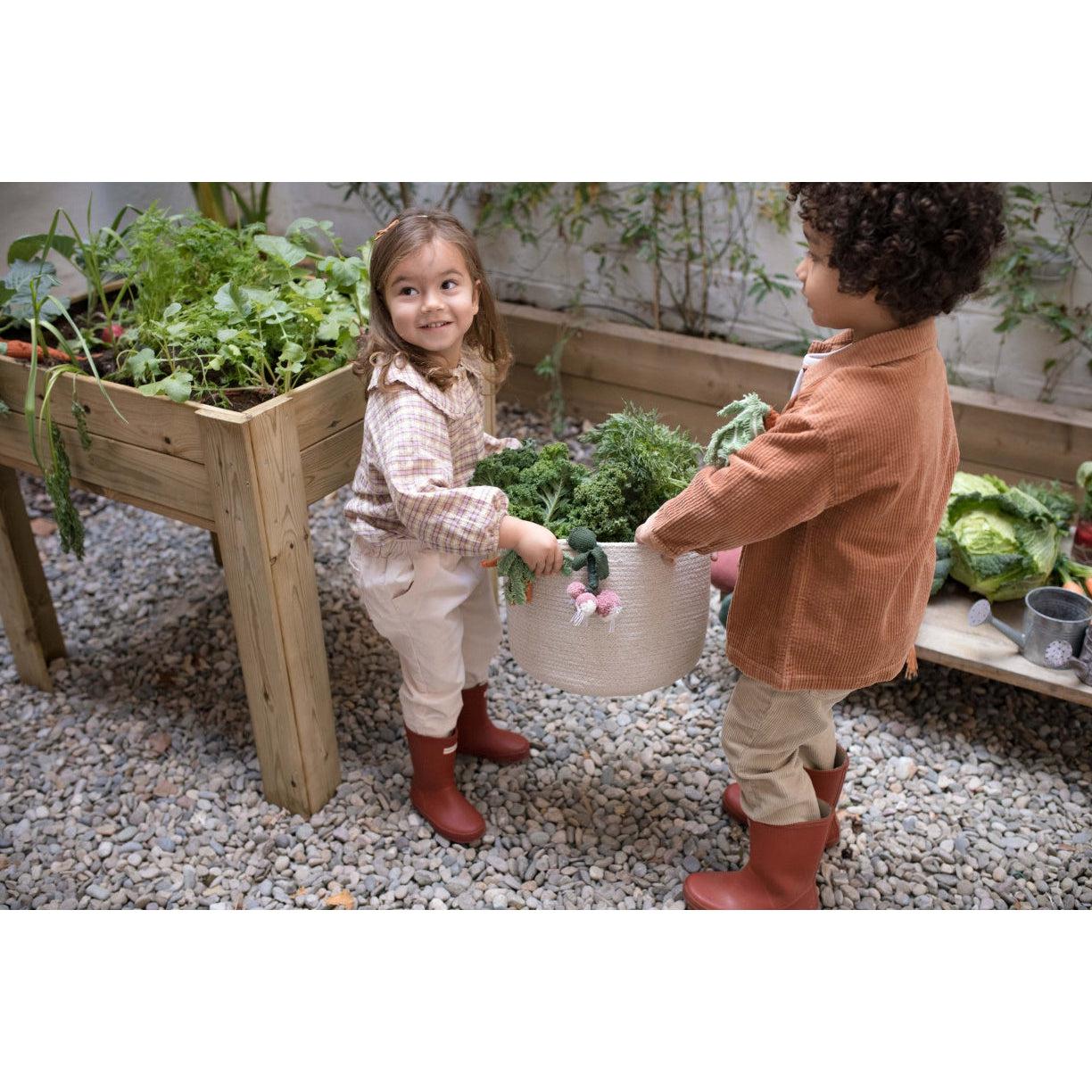 Rugs by Roo | Lorena Canals Oli & Carol Veggies Basket-BSK-VEGGIES