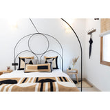 Rugs by Roo | Leah Singh Marianne Square Pillow - Black-H17MAE09