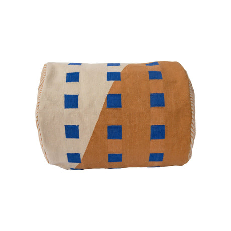 Rugs by Roo | Leah Singh Squares Bolster Pillow-H18BOL03