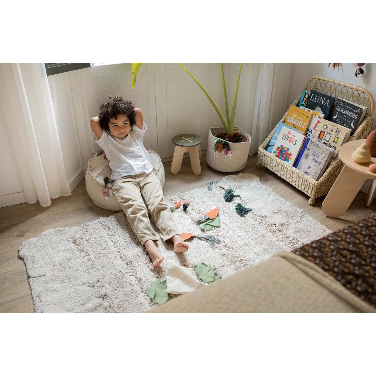 Rugs by Roo | Lorena Canals Oli & Carol Veggie Garden Washable Area Rug-C-VEGAR