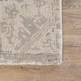 Rugs by Roo | Jaipur Living Sasha Handmade Medallion Taupe Gray Area Rug-RUG138696