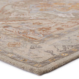 Rugs by Roo | Jaipur Living Raisa Handmade Medallion Taupe Gold Area Rug-RUG151577
