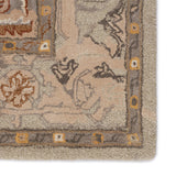 Rugs by Roo | Jaipur Living Raisa Handmade Medallion Taupe Gold Area Rug-RUG151577