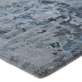 Rugs by Roo | Jaipur Living Ballare Handmade Abstract Blue Gray Area Rug-RUG153390