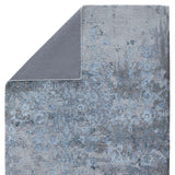 Rugs by Roo | Jaipur Living Ballare Handmade Abstract Blue Gray Area Rug-RUG153390