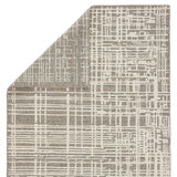 Rugs by Roo | Jaipur Living Arlo Handmade Trellis Gray Cream Area Rug-RUG143974