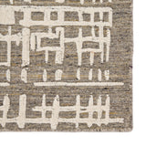 Rugs by Roo | Jaipur Living Arlo Handmade Trellis Gray Cream Area Rug-RUG143974