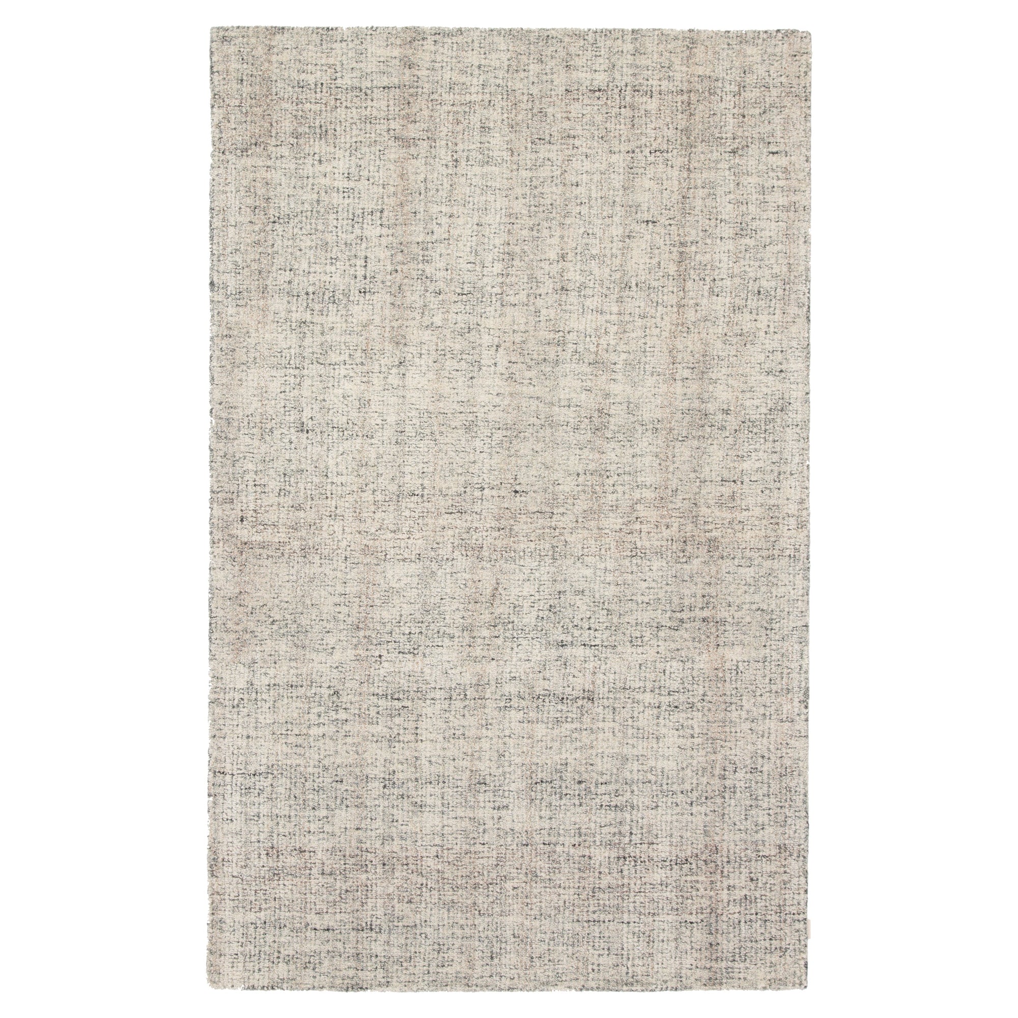 Rugs by Roo | Jaipur Living Ritz Handmade Solid Gray Ivory Area Rug-RUG140343