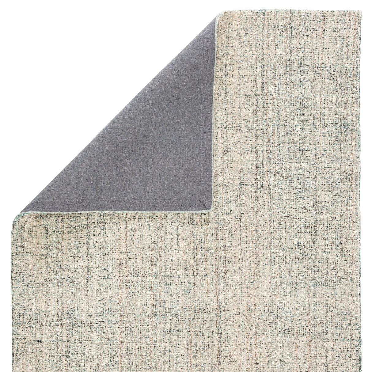 Rugs by Roo | Jaipur Living Ritz Handmade Solid Turquoise Ivory Area Rug-RUG140337