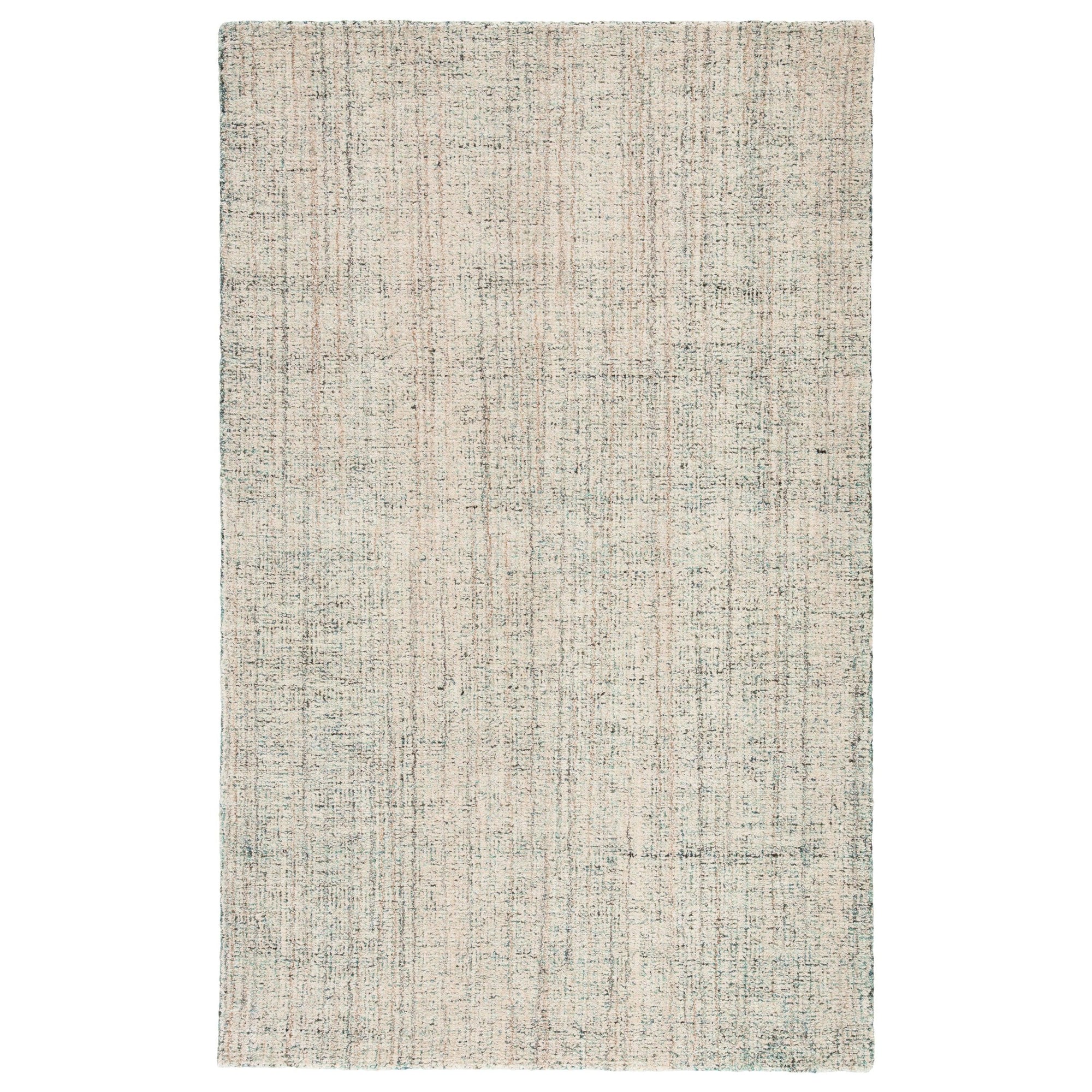 Rugs by Roo | Jaipur Living Ritz Handmade Solid Turquoise Ivory Area Rug-RUG140337