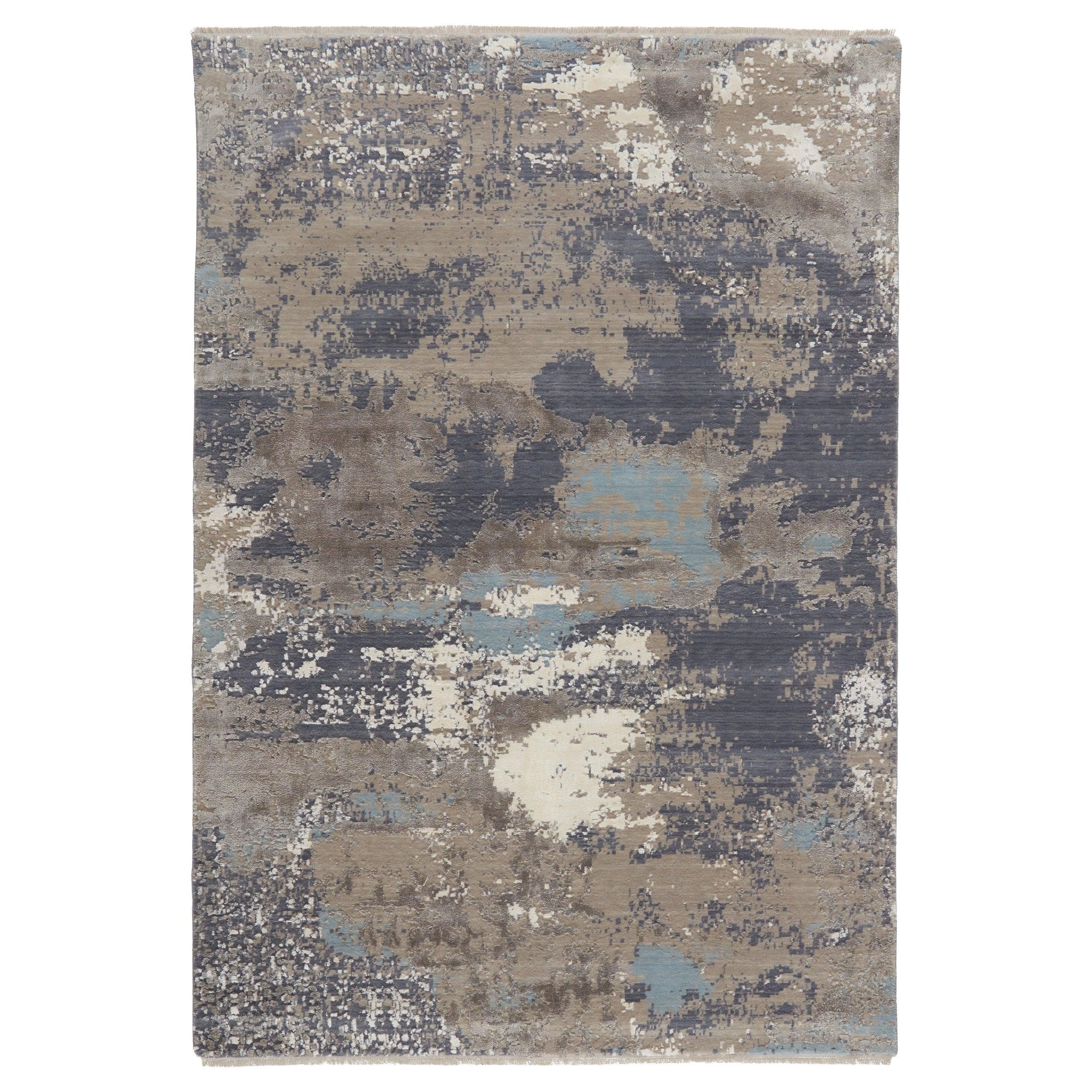 Rugs by Roo | Jaipur Living Adriatic Abstract Gray Light Blue Area Rug-RUG146544
