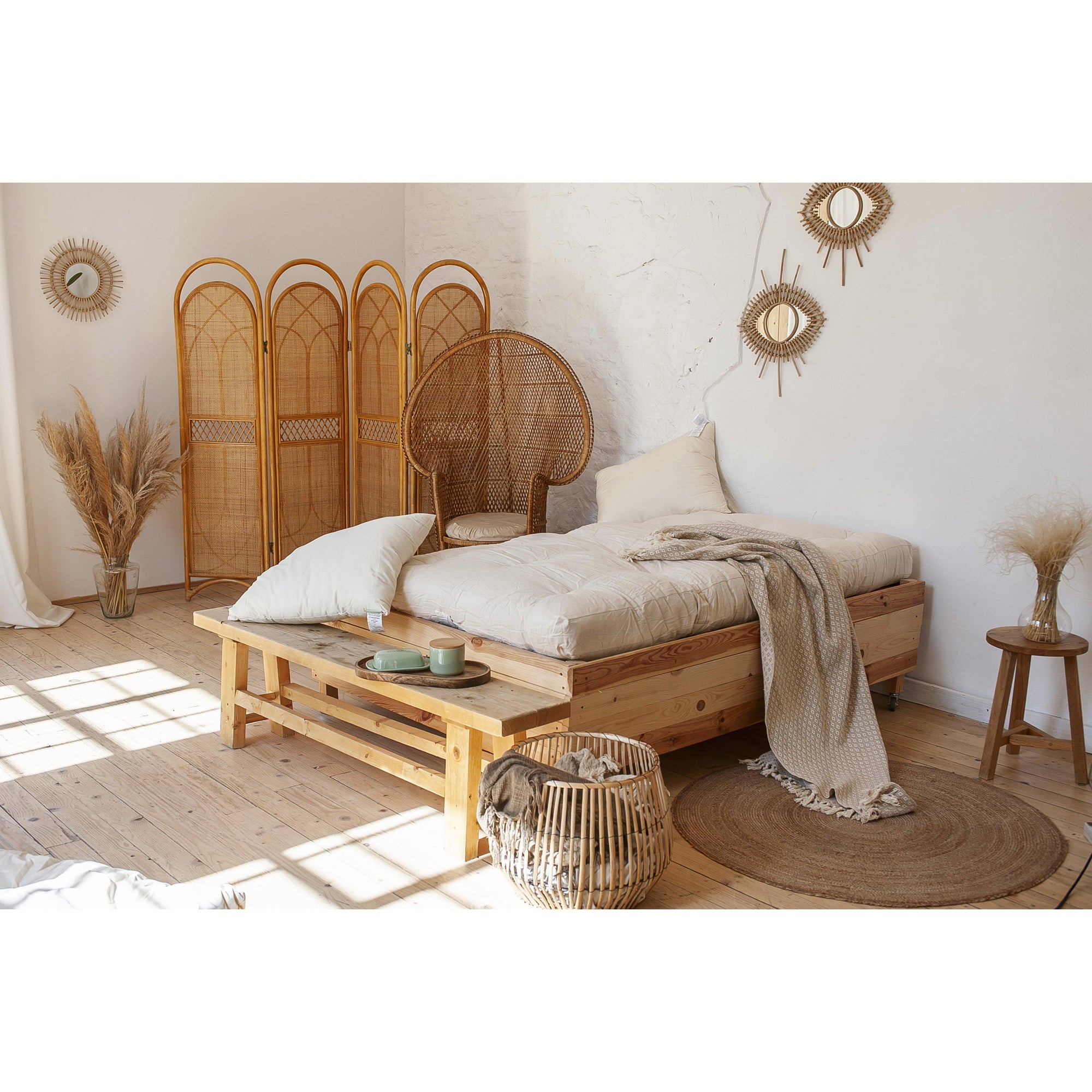Rugs by Roo | White Lotus Home Dreamton Organic Mattress-OCDRM