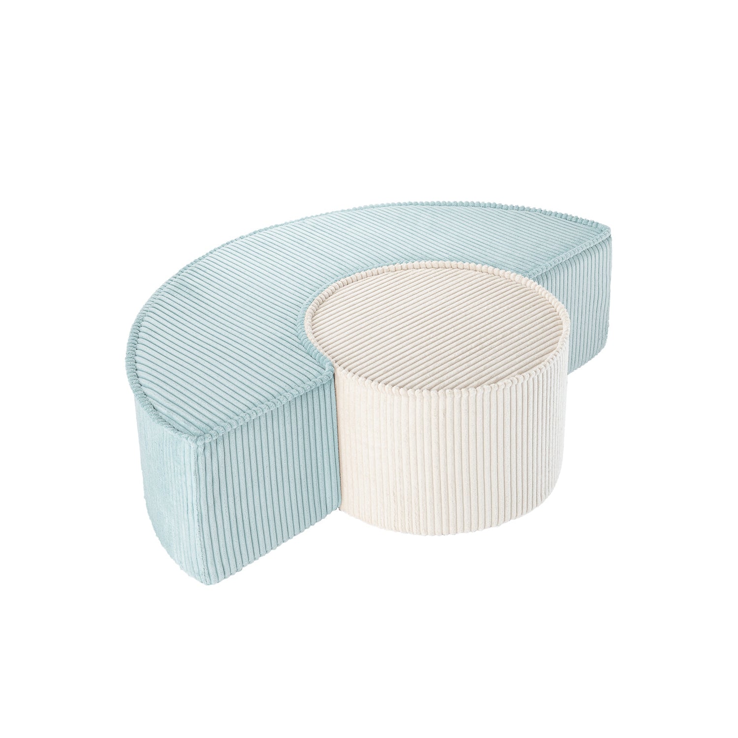 Wigiwama Peppermint Green Pouffe Set at Rugs by Roo
