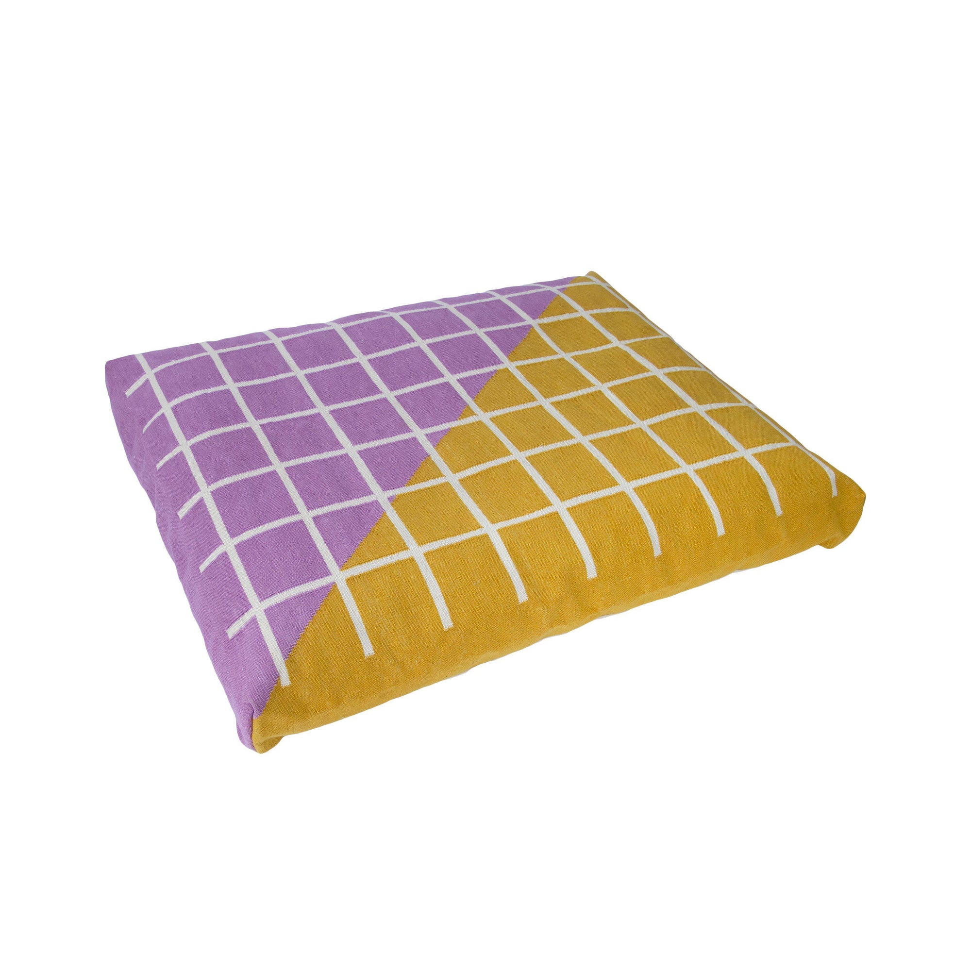 Rugs by Roo | Leah Singh Grid Dog Bed-H18DOG03