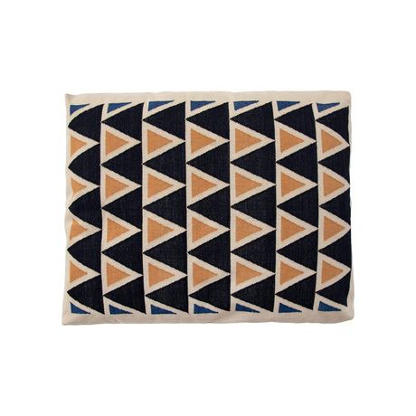 Rugs by Roo | Leah Singh Maya Triangles Dog Bed-H18DOG01