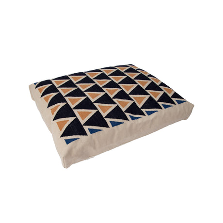 Rugs by Roo | Leah Singh Maya Triangles Dog Bed-H18DOG01