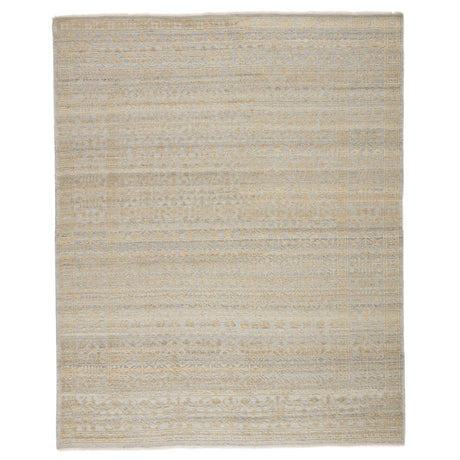 Rugs by Roo | Jaipur Living Arinna Hand-Knotted Tribal Beige Gray Area Rug-RUG145663