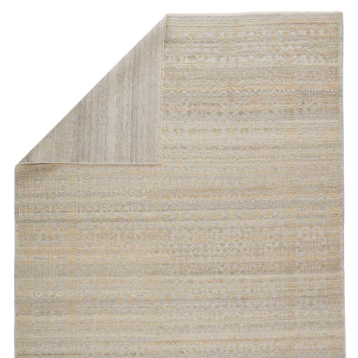 Rugs by Roo | Jaipur Living Arinna Hand-Knotted Tribal Beige Gray Area Rug-RUG145663