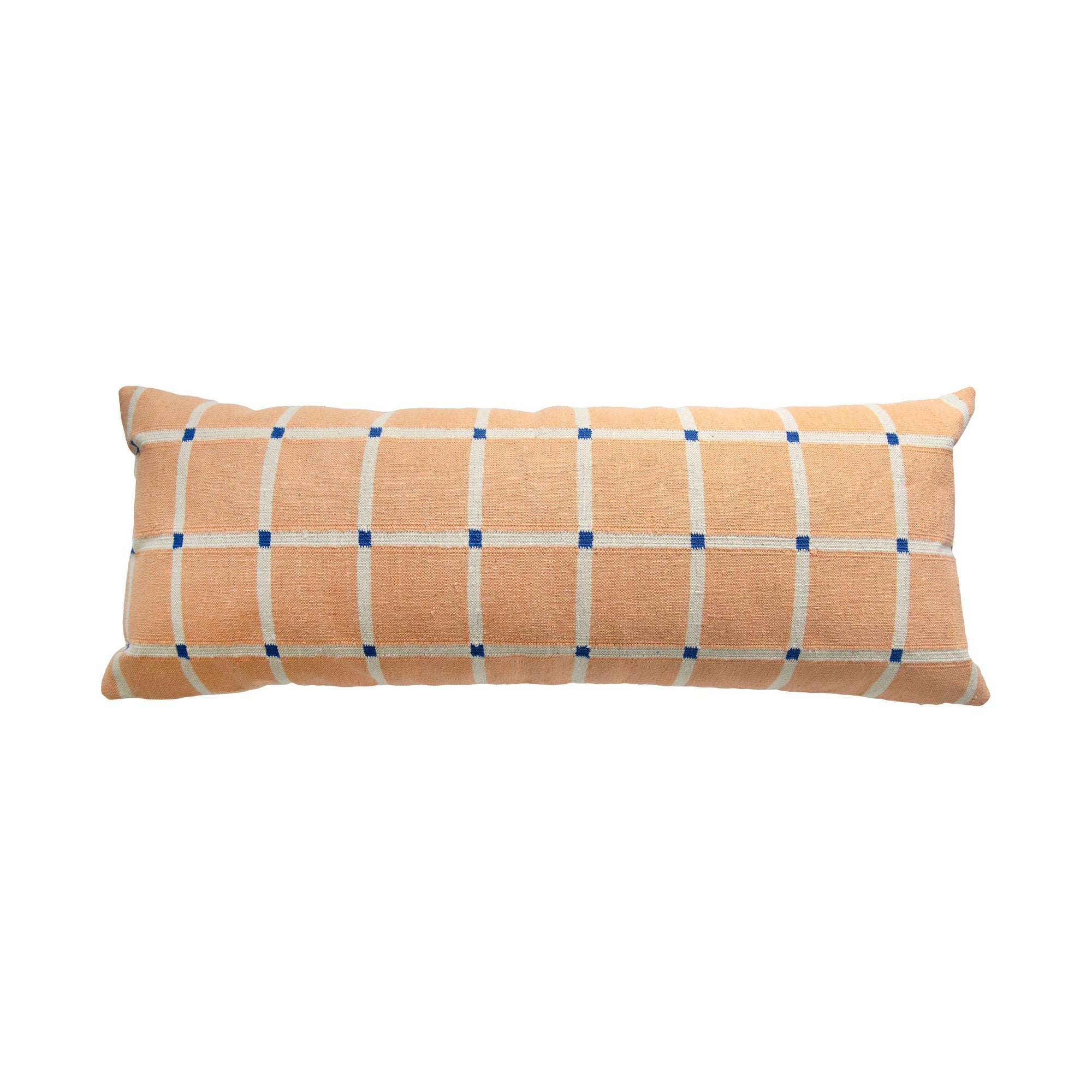 Rugs by Roo | Leah Singh Grid Pillow - Lumbar-H18GRI10
