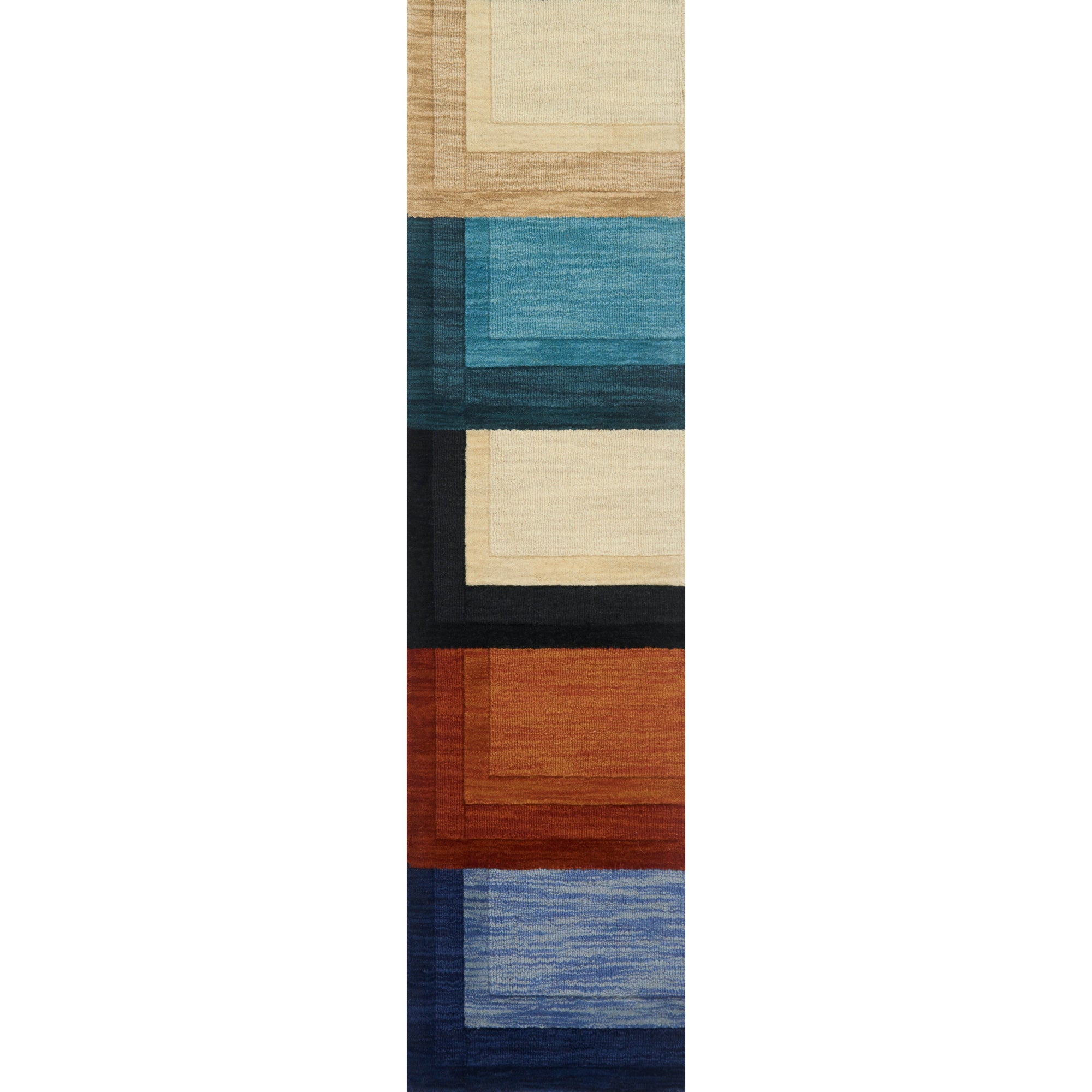 Rugs by Roo Loloi Hamilton Color Blanket 2 Area Rug in size 1' x 5'