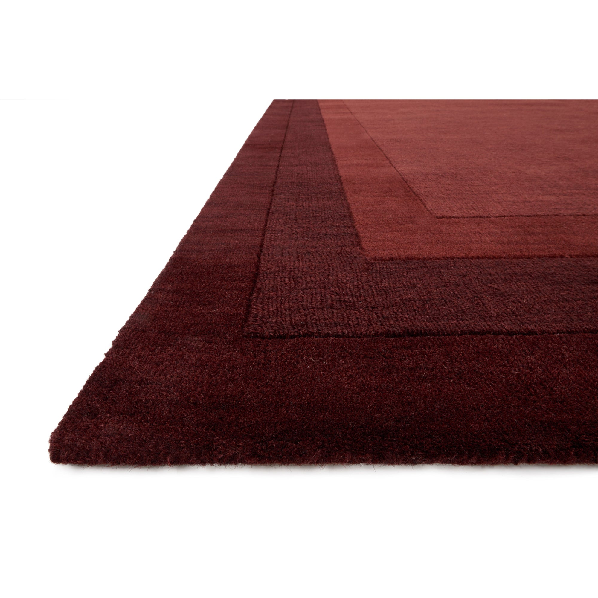 Rugs by Roo Loloi Hamilton Red Area Rug in size 18" x 18" Sample