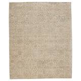 Rugs by Roo | Jaipur Living Sabella Handmade Medallion Beige Gray Area Rug-RUG149775
