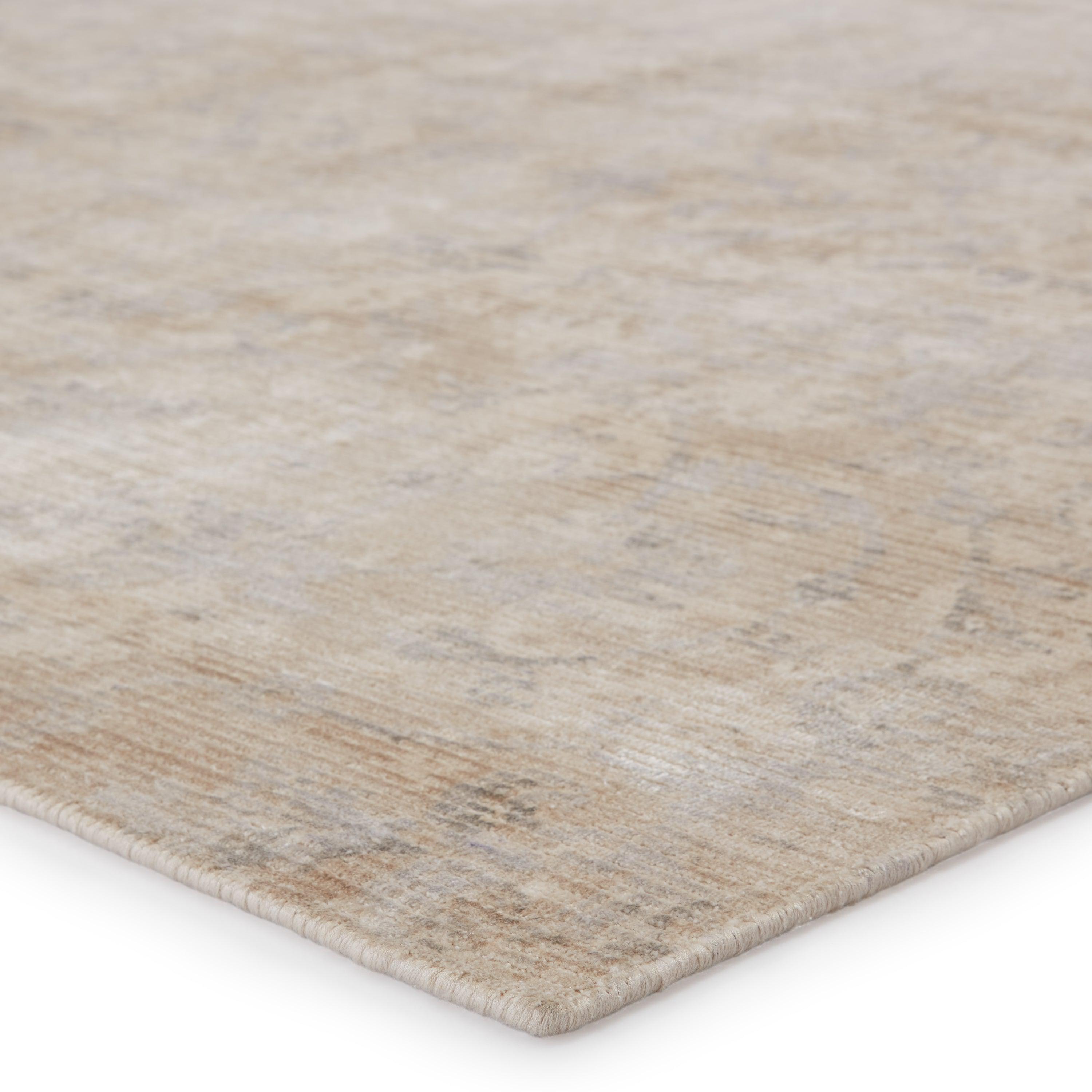 Rugs by Roo | Jaipur Living Sabella Handmade Medallion Beige Gray Area Rug-RUG149775