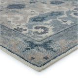 Rugs by Roo | Jaipur Living Modify Hand-Knotted Medallion Blue Light Gray Area Rug-RUG130203