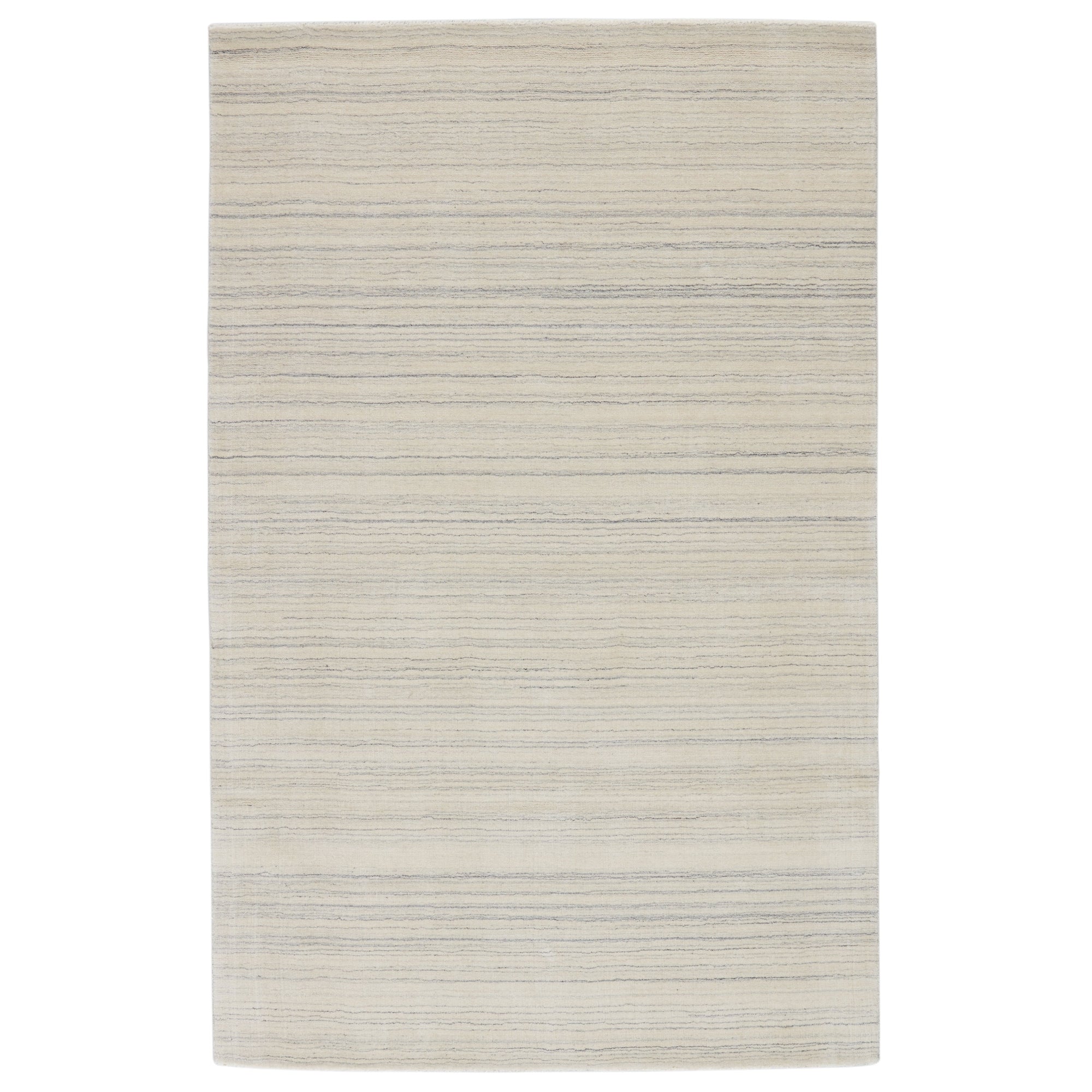Rugs by Roo | Jaipur Living Oplyse Handmade Striped White Gray Area Rug-RUG135994
