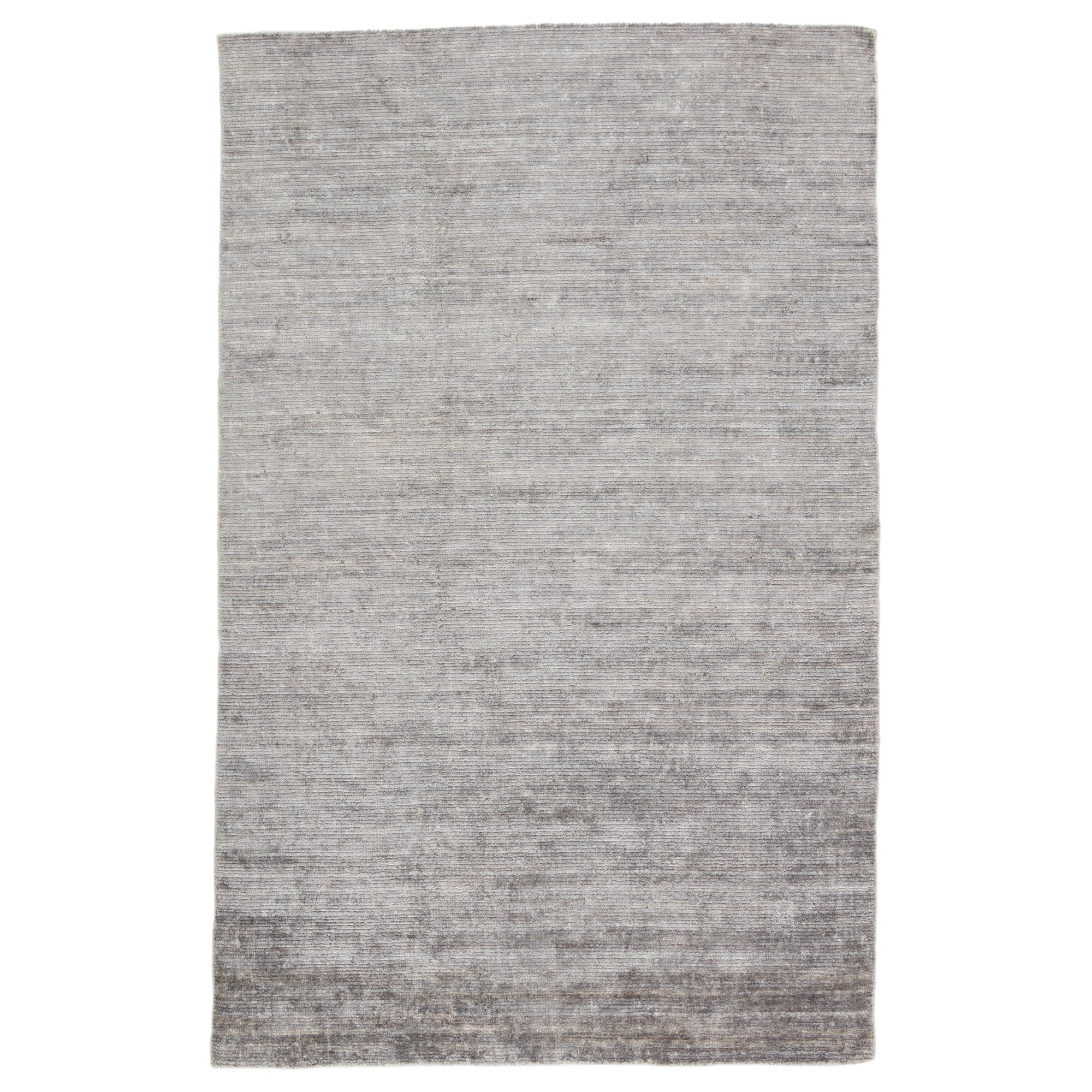 Rugs by Roo | Jaipur Living Ardis Handmade Solid Silver White Area Rug-RUG146968