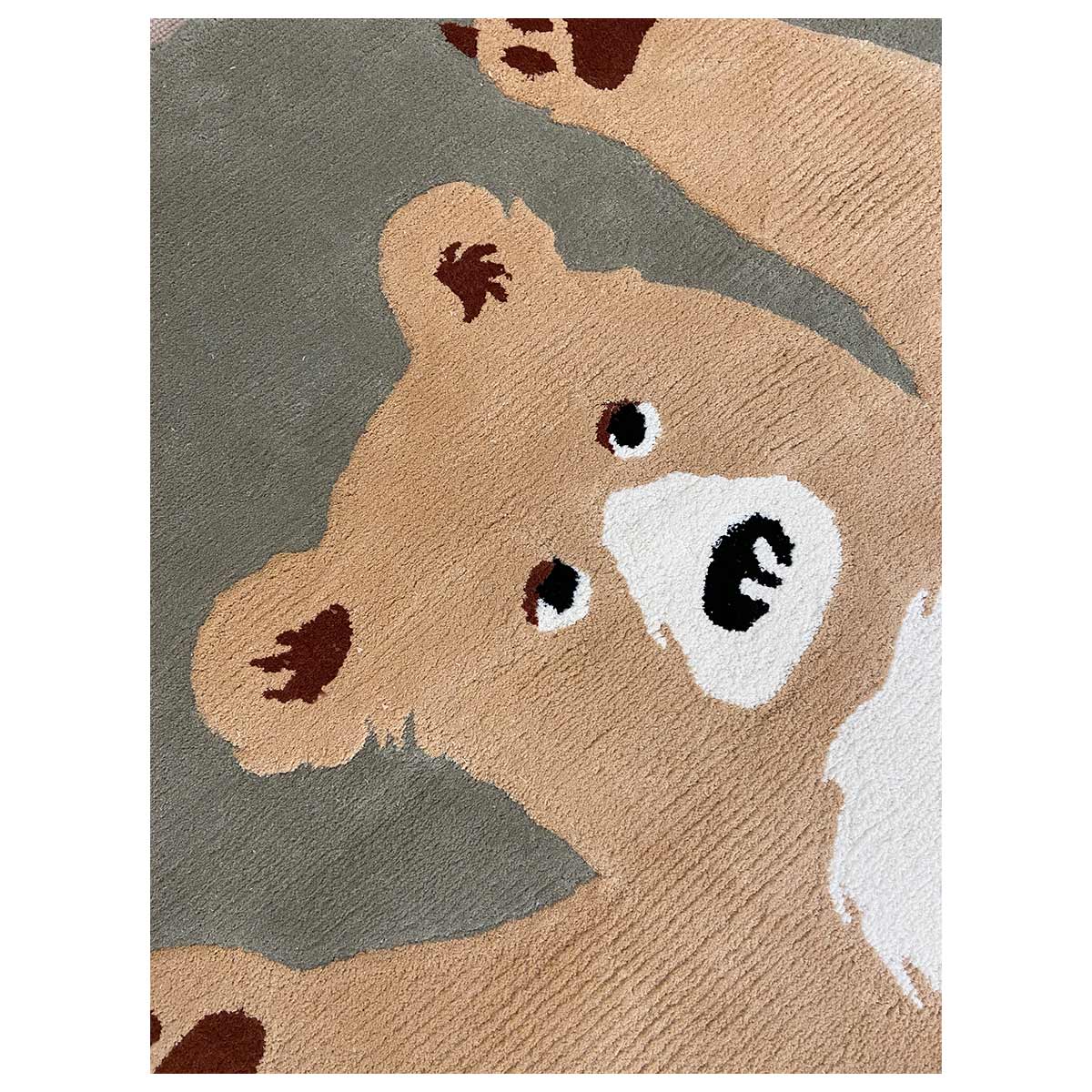 Rugs by Roo | Little Cabari Tapis Bear Natural Area Rug-TA-AXM-130X160-BEA-NAT