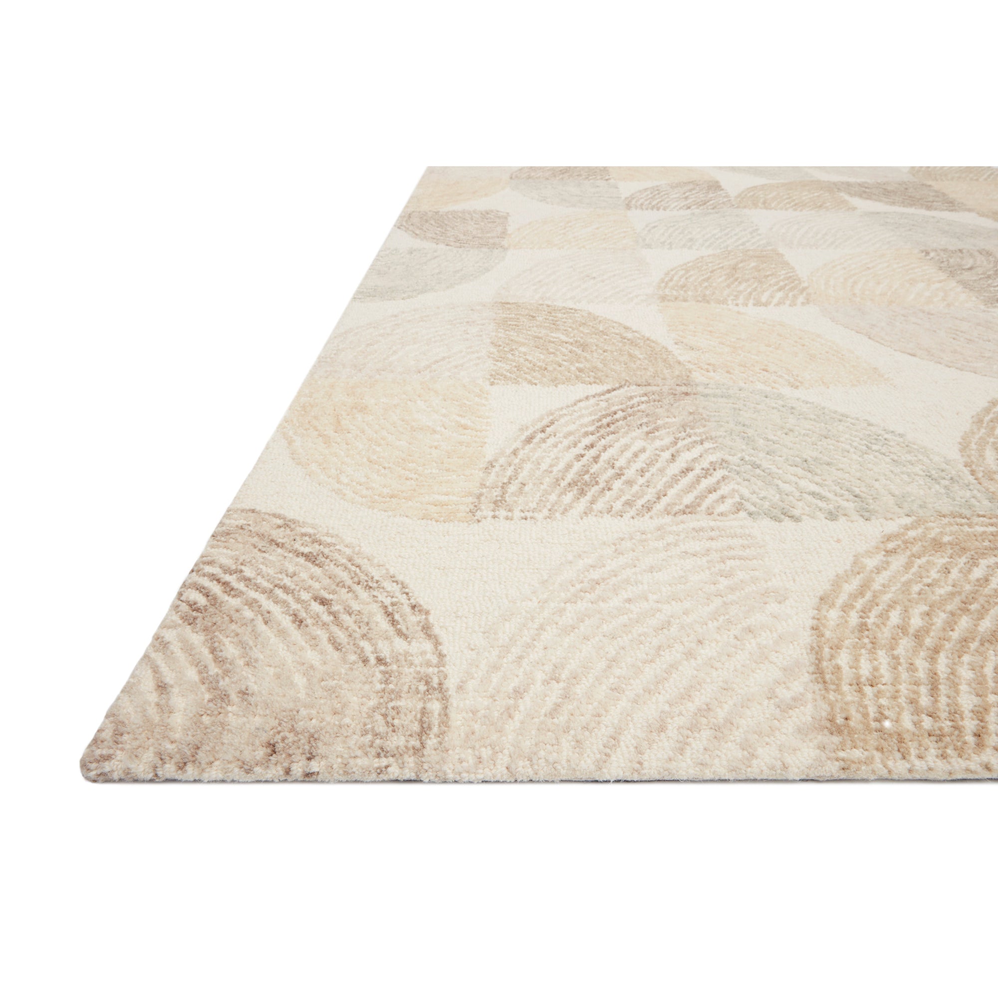 Rugs by Roo Loloi Milo Pebble Multi Area Rug in size 18" x 18" Sample