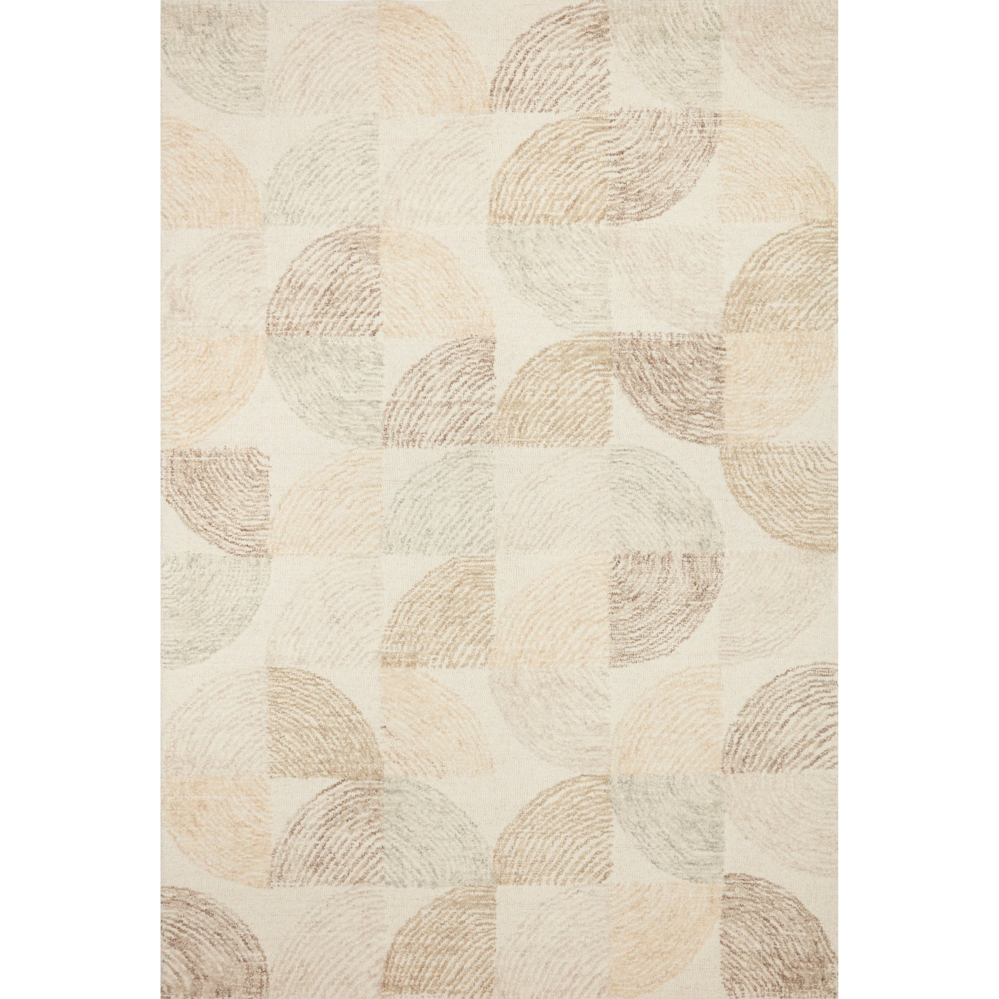 Rugs by Roo Loloi Milo Pebble Multi Area Rug in size 18" x 18" Sample