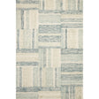 Rugs by Roo Loloi Milo Aqua Denim Area Rug in size 18" x 18" Sample