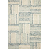Rugs by Roo Loloi Milo Aqua Denim Area Rug in size 18" x 18" Sample