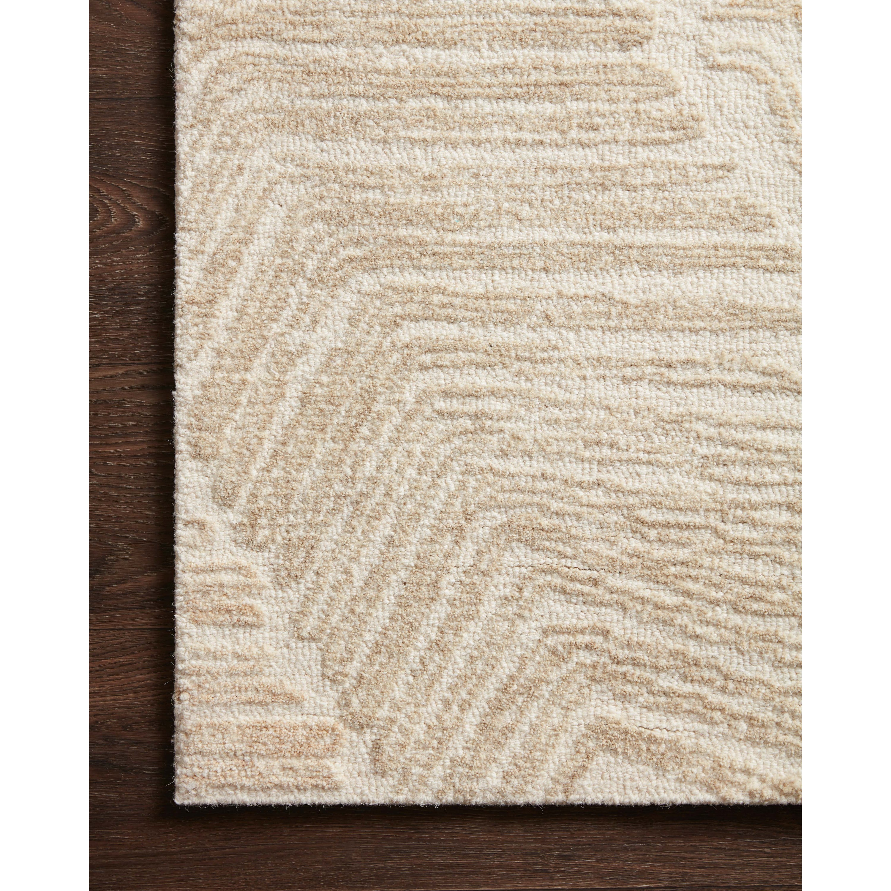 Rugs by Roo Loloi Milo Olive Natural Area Rug in size 2' 6" x 7' 6"
