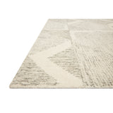Rugs by Roo Loloi Milo Lt Grey Granite Area Rug in size 3' 6" x 5' 6"