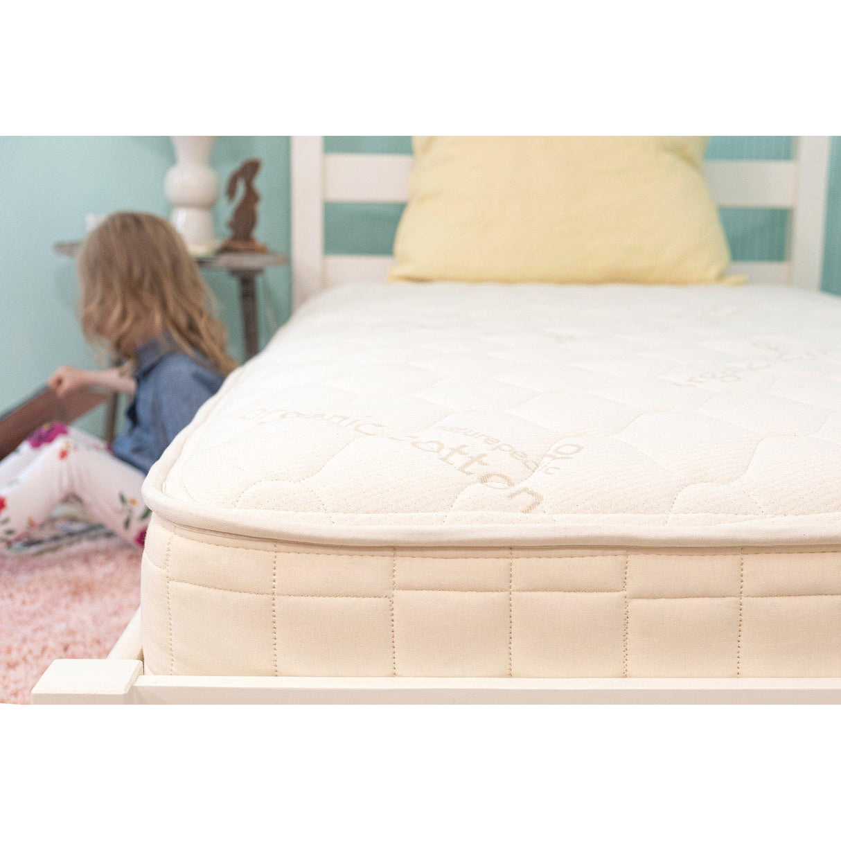 Rugs by Roo | Naturepedic 2-in-1 Organic Kids Mattress-MT48R