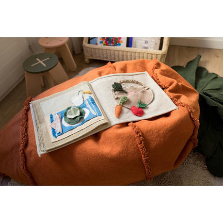 Rugs by Roo | Lorena Canals Oli & Carol "Cool Kids Eat Healthy" Textile Book-BOOK-GARDEN