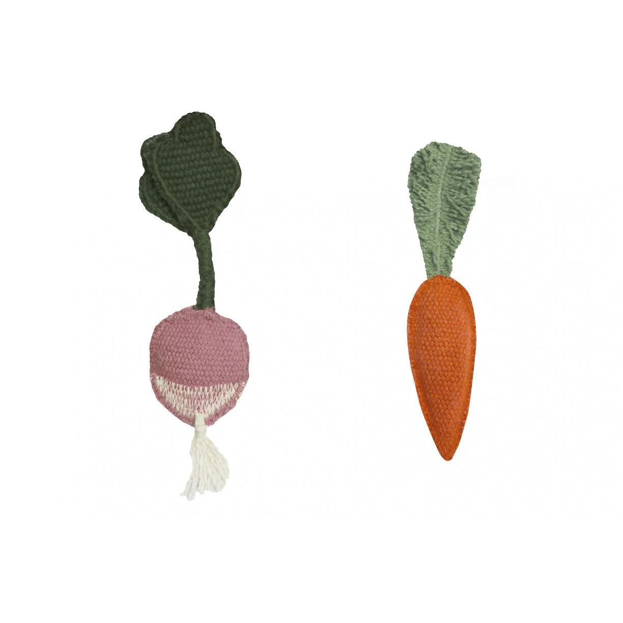 Rugs by Roo | Lorena Canals Oli & Carol Tic-Tac-Toe Pouf-P-TICTAC