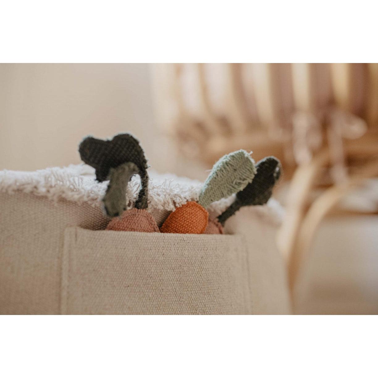 Rugs by Roo | Lorena Canals Oli & Carol Tic-Tac-Toe Pouf-P-TICTAC