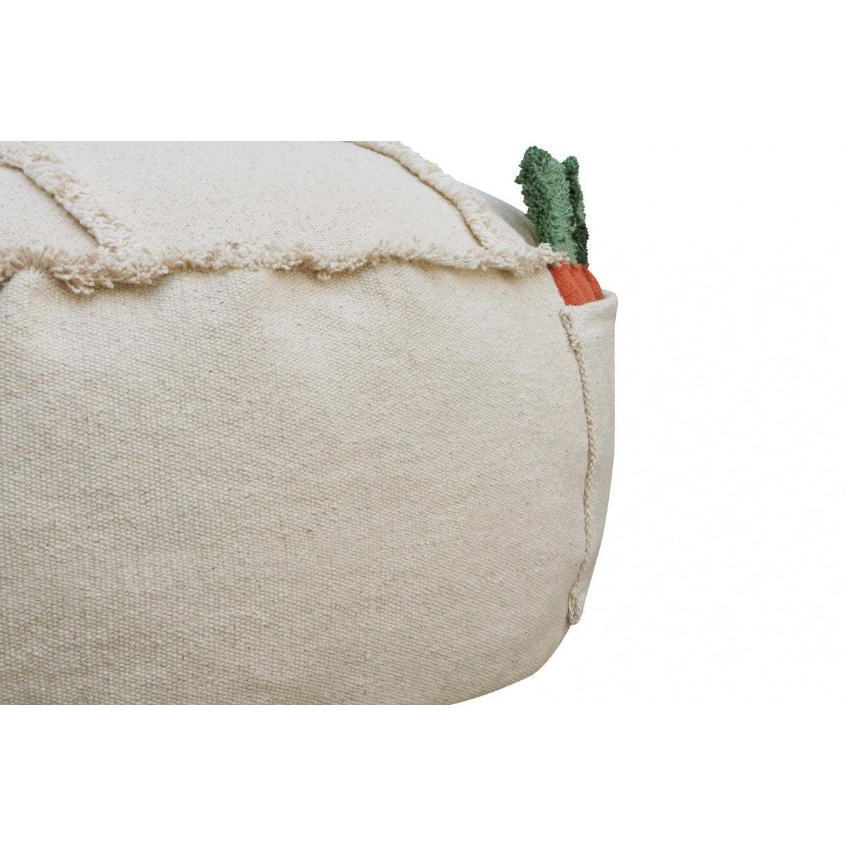 Rugs by Roo | Lorena Canals Oli & Carol Tic-Tac-Toe Pouf-P-TICTAC