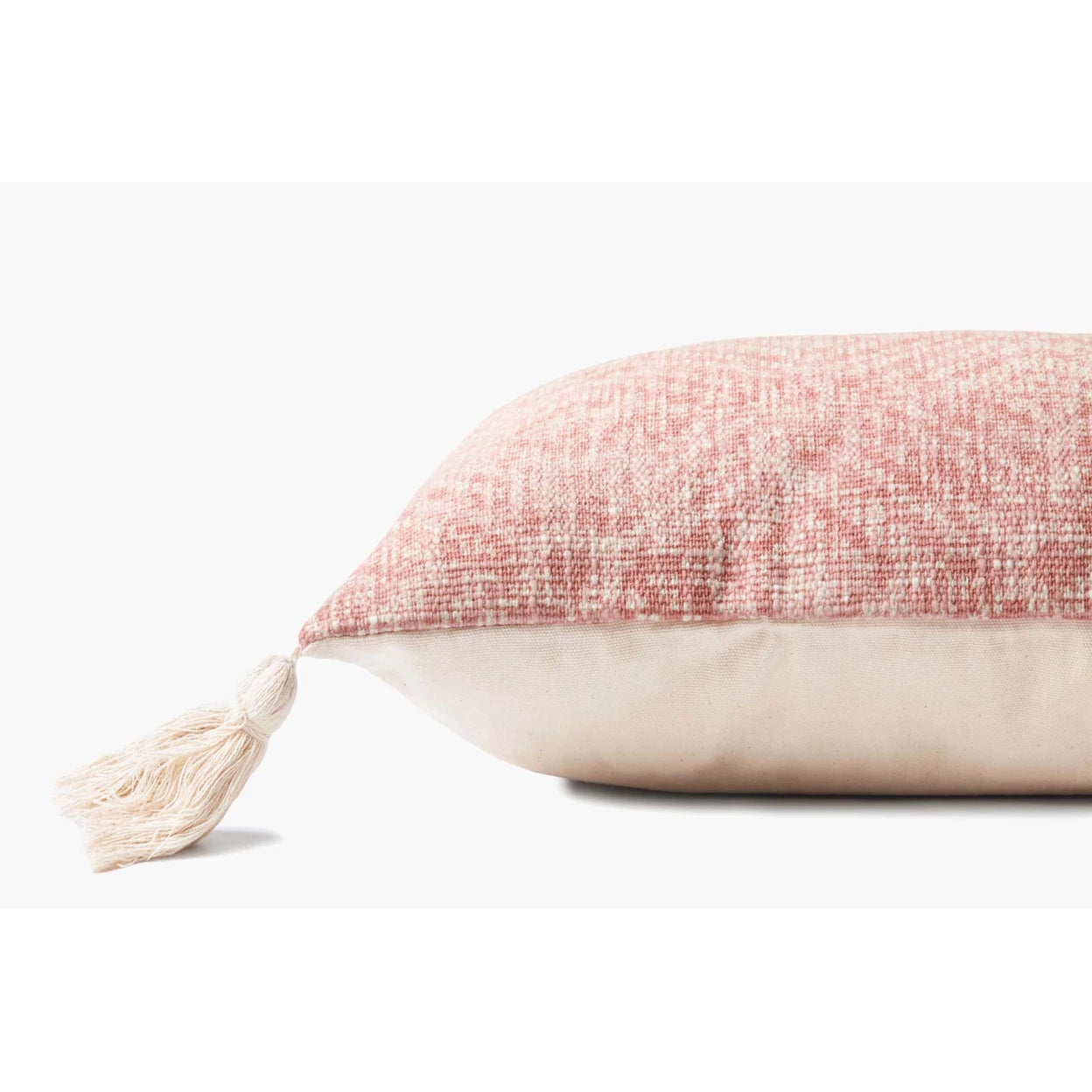 Pink Tassel Cotton Pillow