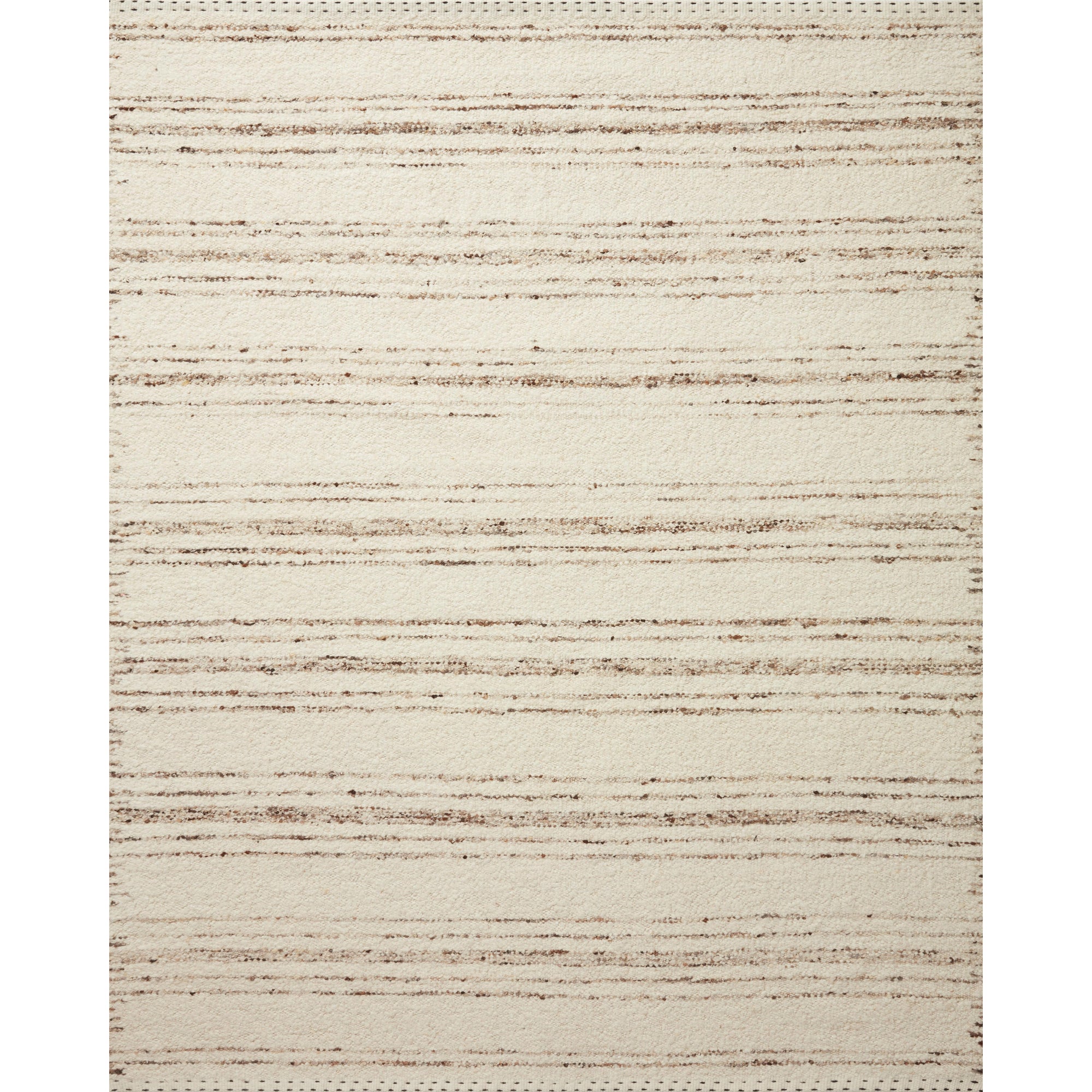 Rugs by Roo Loloi Roman Ivory Pebble Area Rug in size 18" x 18" Sample