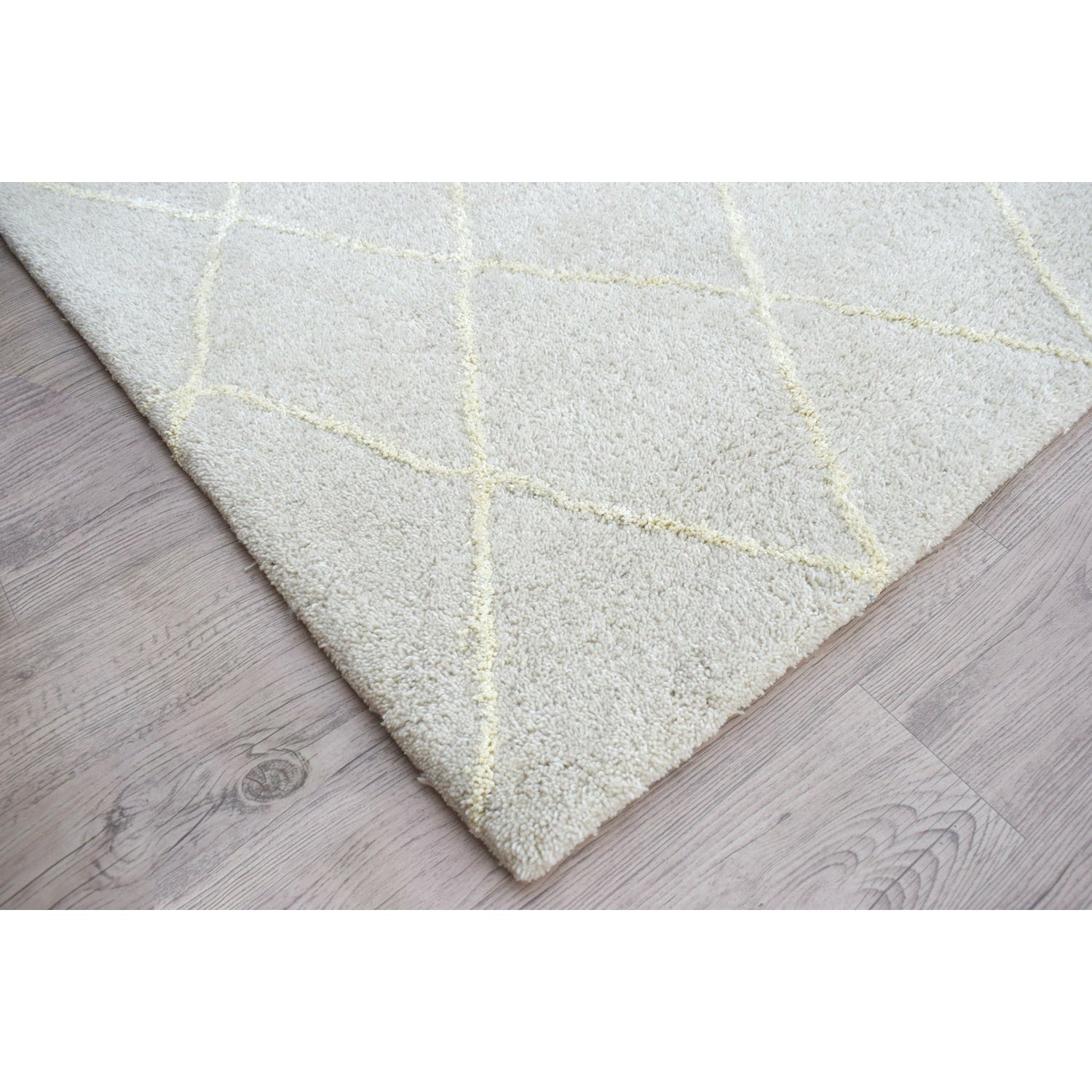 Rugs by Roo | Organic Weave Moroccan Rebel Hope Shag Taupe Area Rug-OW-REBHOT-0508