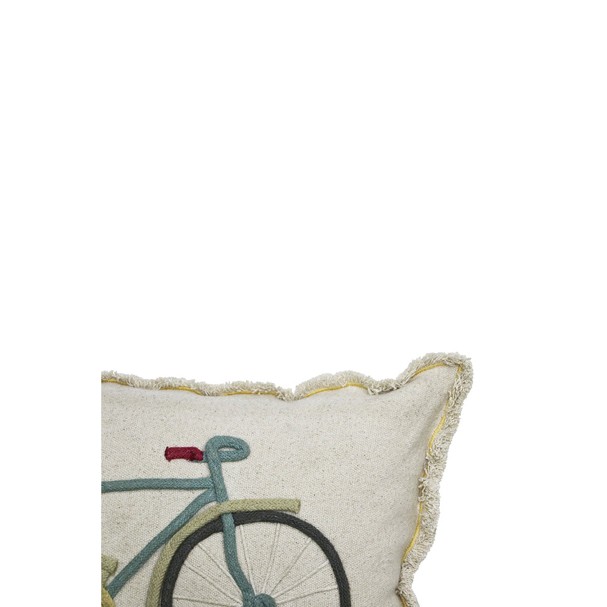 Lorena Canals Cuscino da Pavimento - Bike - Eco City - Multicolore - Cotone  - (35x55 cm) unisex (bambini)