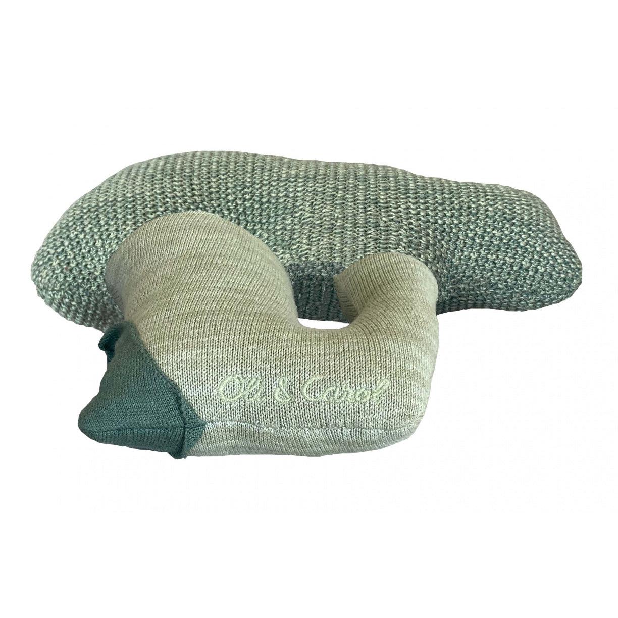 Rugs by Roo | Lorena Canals Oli & Carol Brucy the Broccoli Knitted Cushion-SC-BRUCY