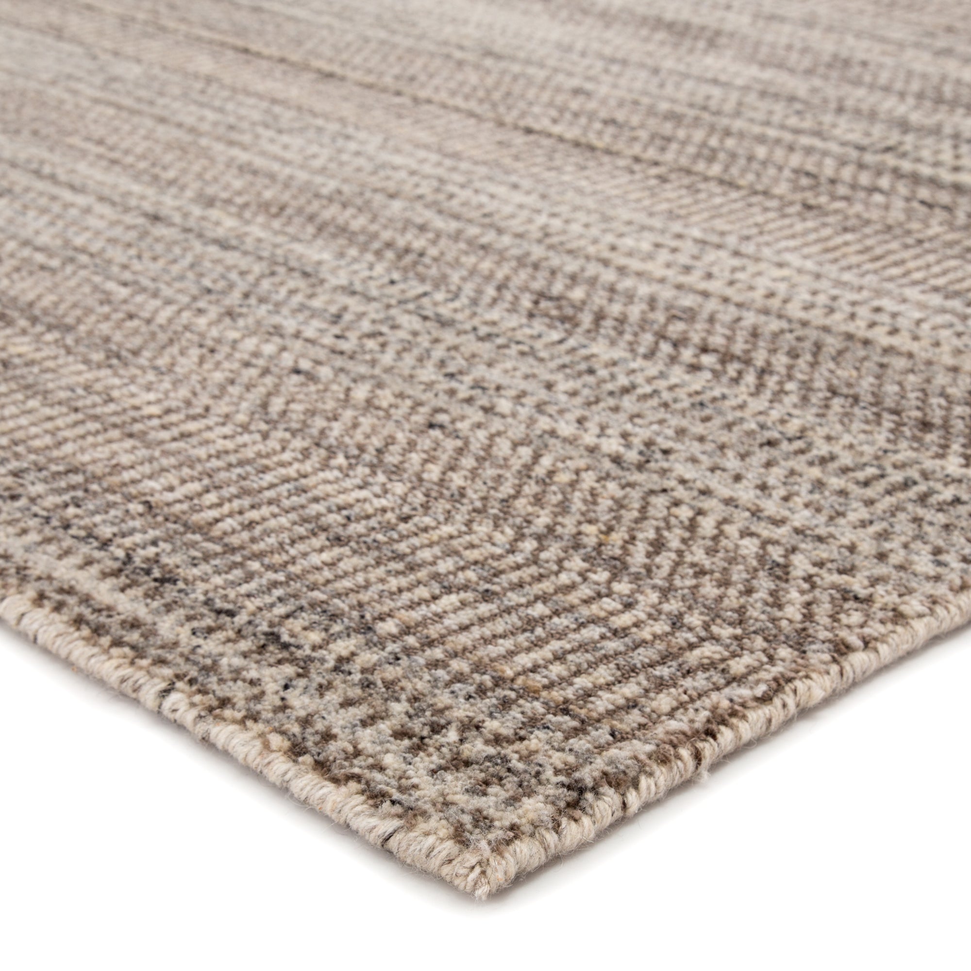 Rugs by Roo | Jaipur Living Minuit Handmade Geometric Gray Tan Area Rug-RUG142804