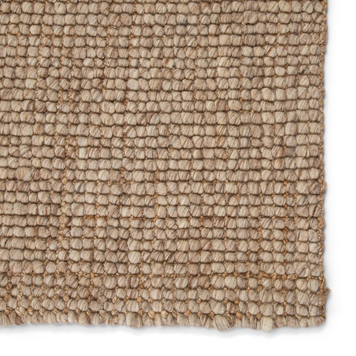 Rugs by Roo | Jaipur Living Oceana Natural Solid Light Gray Tan Area Rug-RUG145819