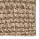 Rugs by Roo | Jaipur Living Oceana Natural Solid Light Gray Tan Area Rug-RUG145819